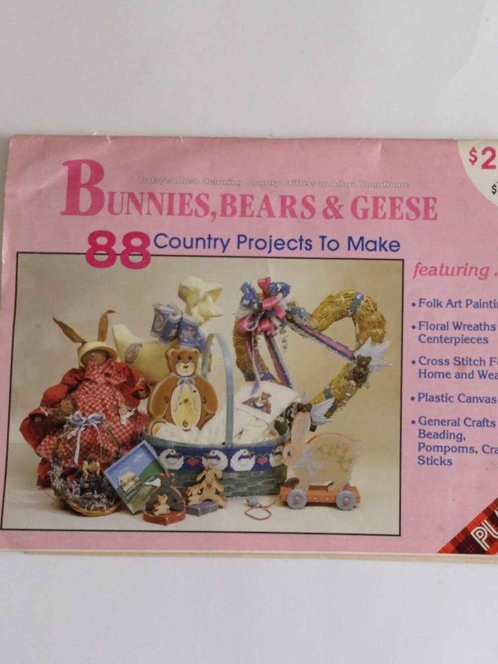 Vintage Easter Country Projects to Make Floral Wreaths Cross Stitch Needle Point